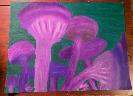 Purple Haze by artist Delyla Ovalle-Bowyer